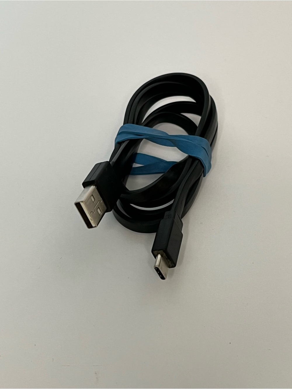 USB-A to USB-C Cable - Black